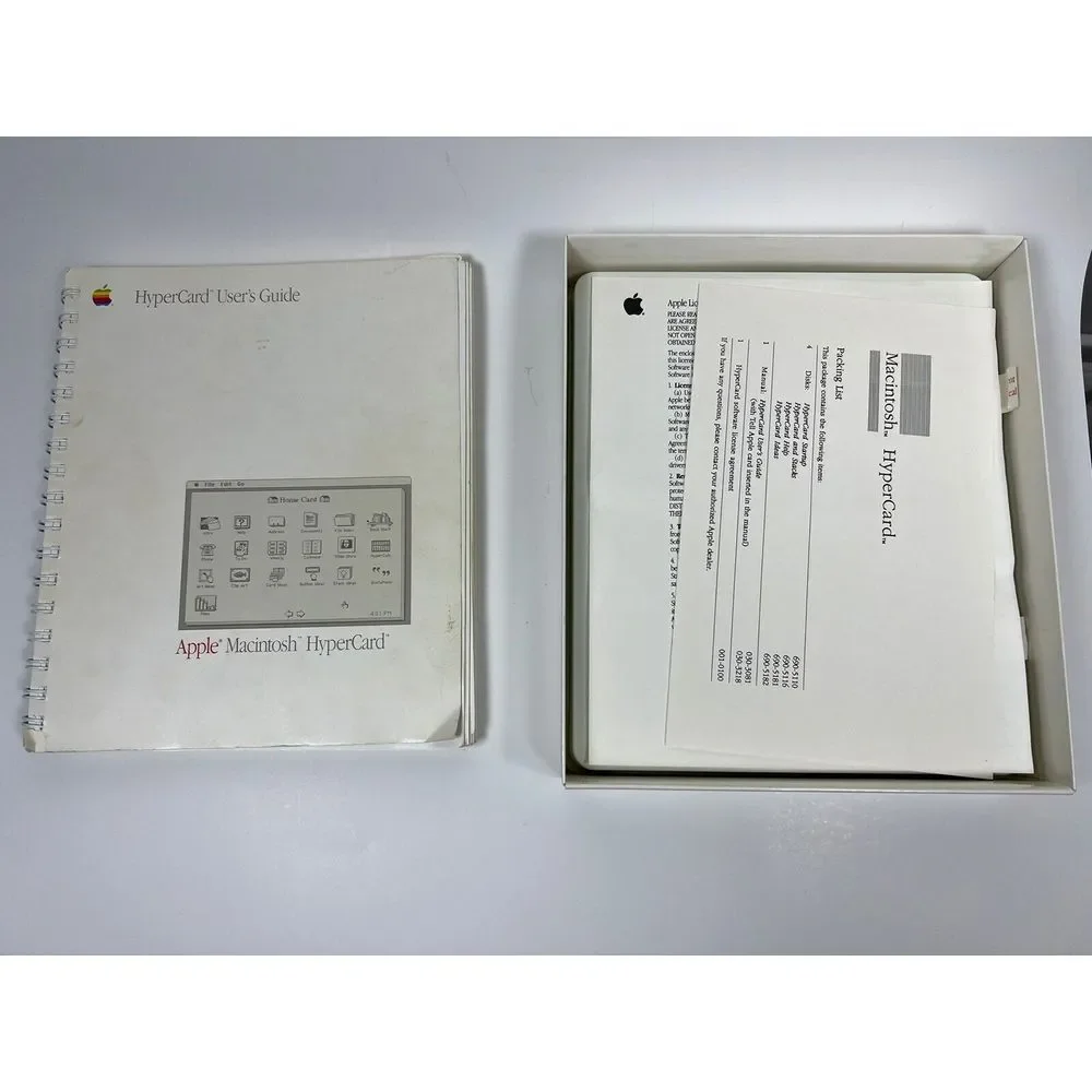 McIntosh Apple HyperCard‎ 1987 COMPLETE